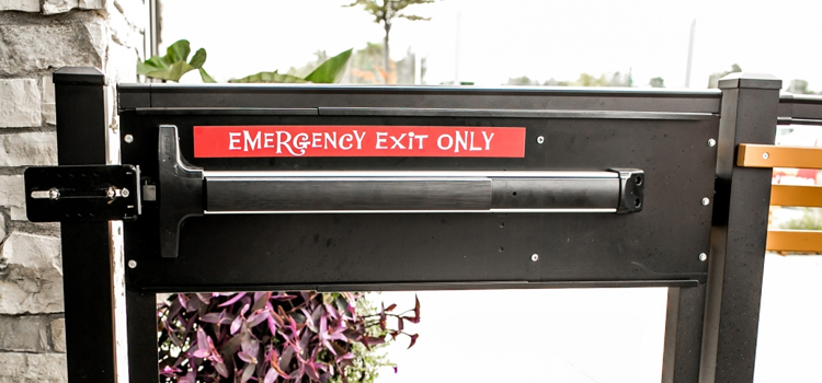 emergency push bar installation in Orcutt