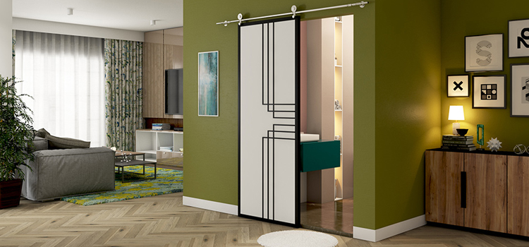 sliding bathroom door installation in Orcutt